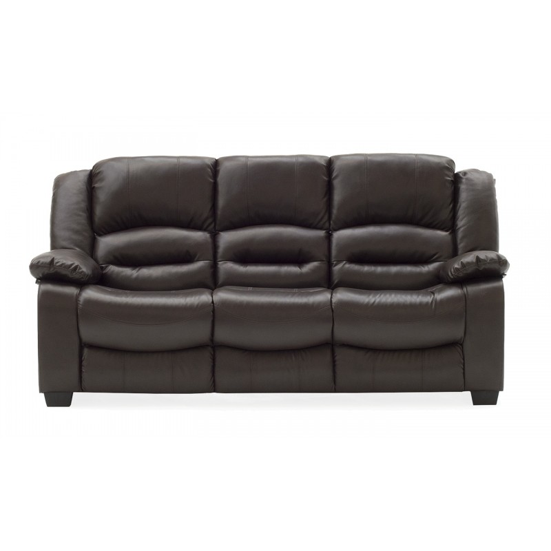 VL Barletto 3 Seater Sofa Brown